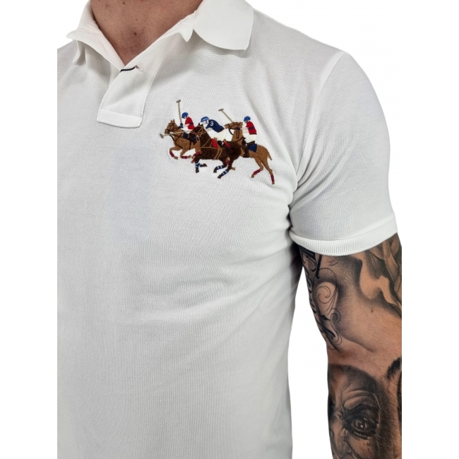 koszulka polo Polo Ralph Lauren white